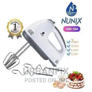 Nunix 7 Speed Kitchen Hand Held Mixer