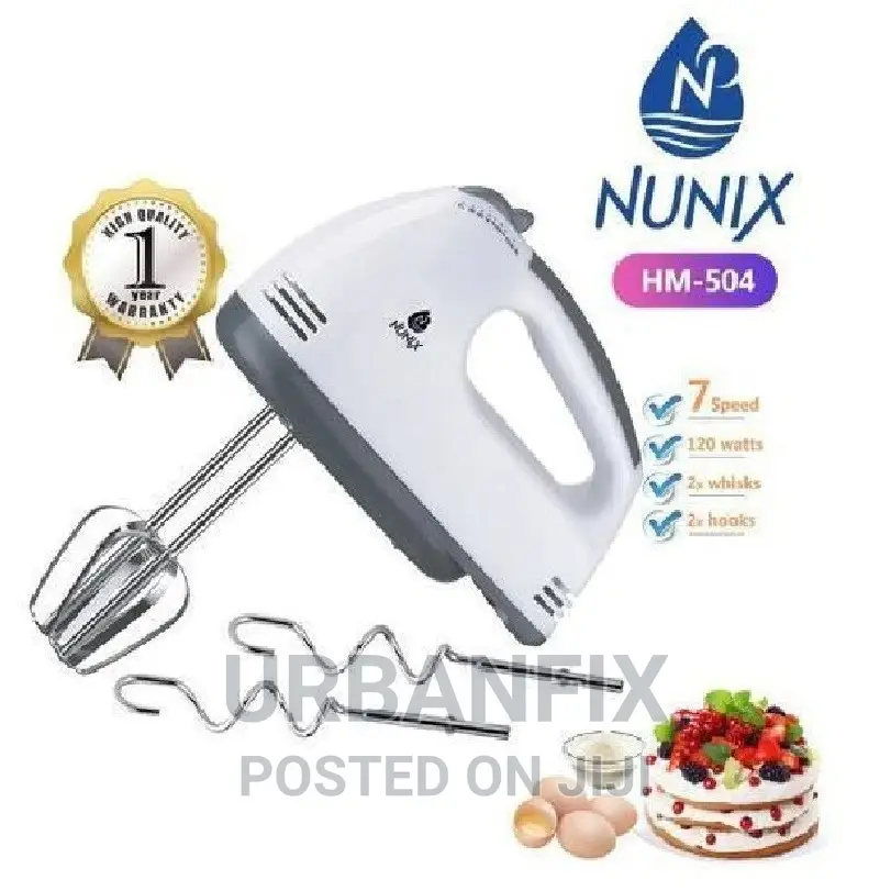 Nunix 7 Speed Kitchen Hand Held Mixer