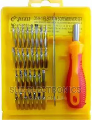 Jackly Jk 6032 a 32 in 1 Tweezer Screwdriver Set Repair Tool