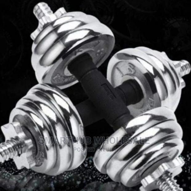 15kgs Chrome Dumbbells - main view