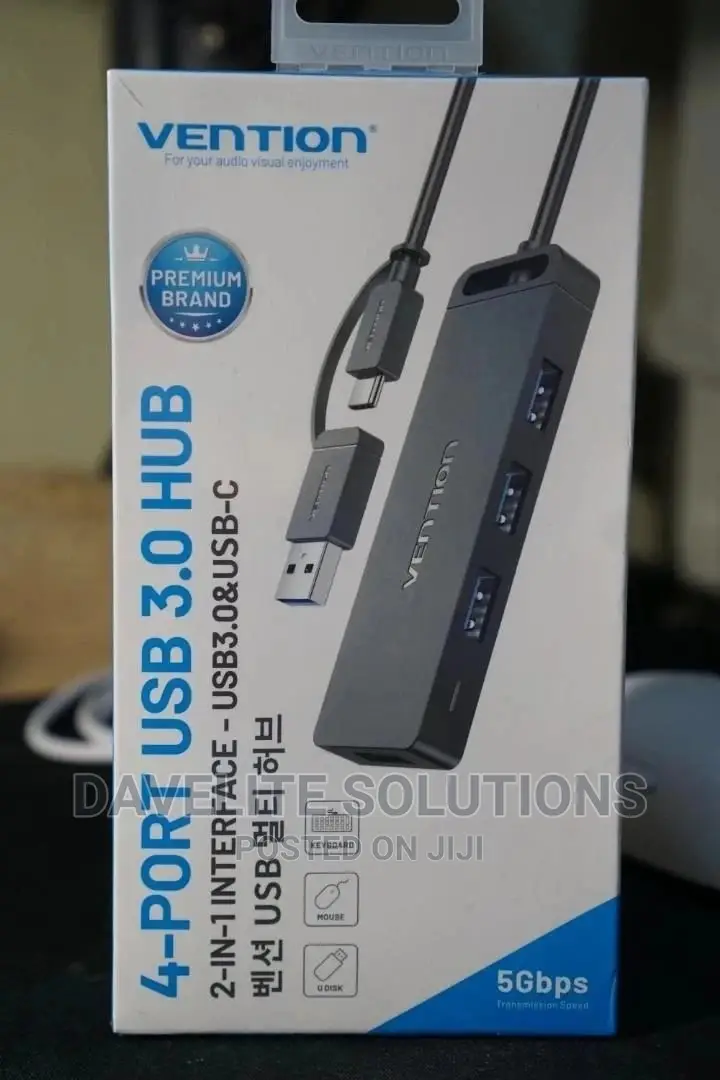 Vention 4 in 1, Type-C to HDMI/VGA/USB3.0/Pddocking Station
