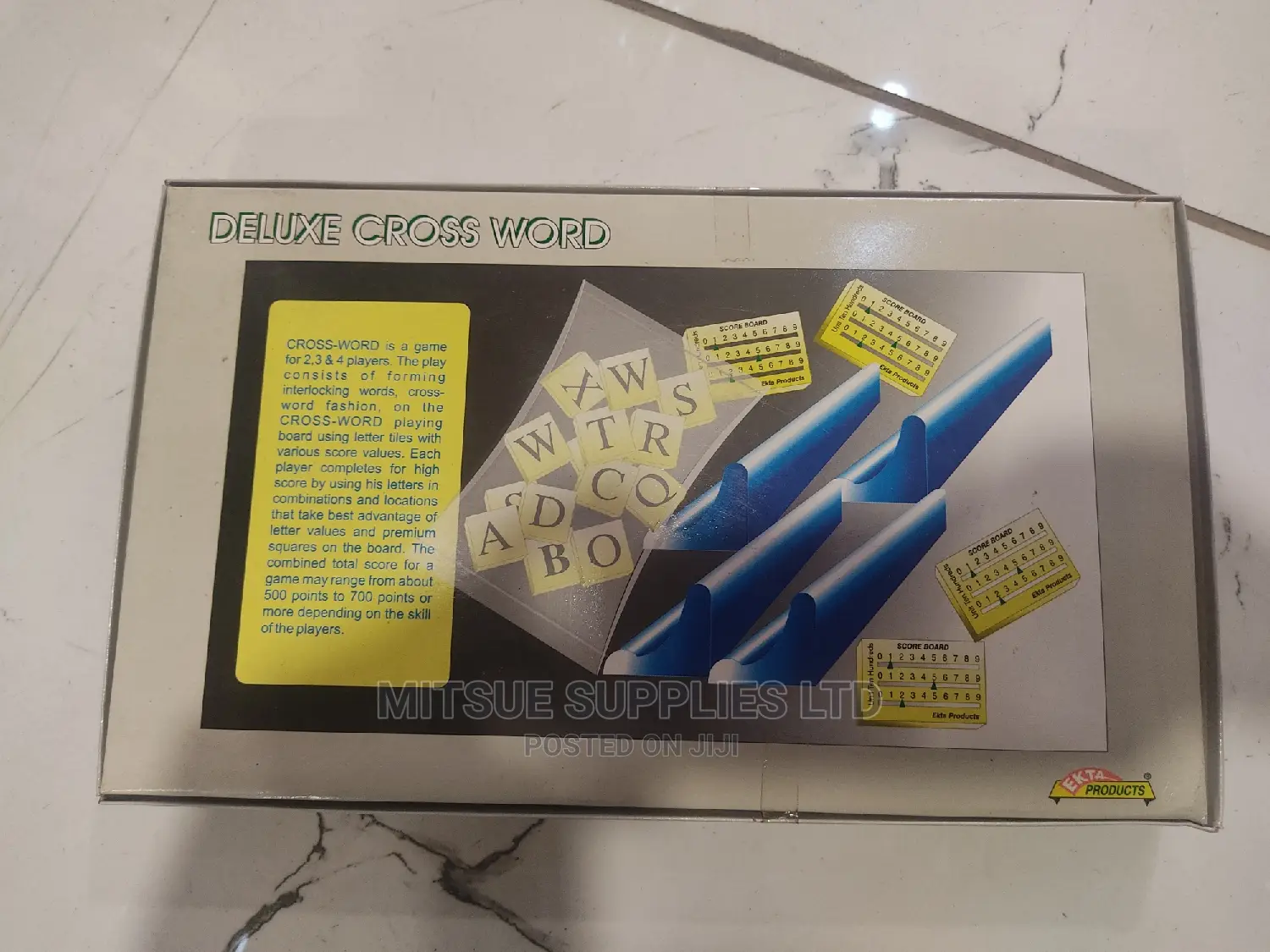 Deluxe Crossword Intelligence Game for All Ages