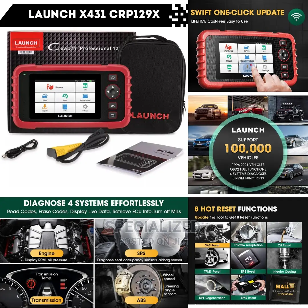 Launch X431 Car Diagnosis Machine Crp129x OBD2 in Nairobi Central