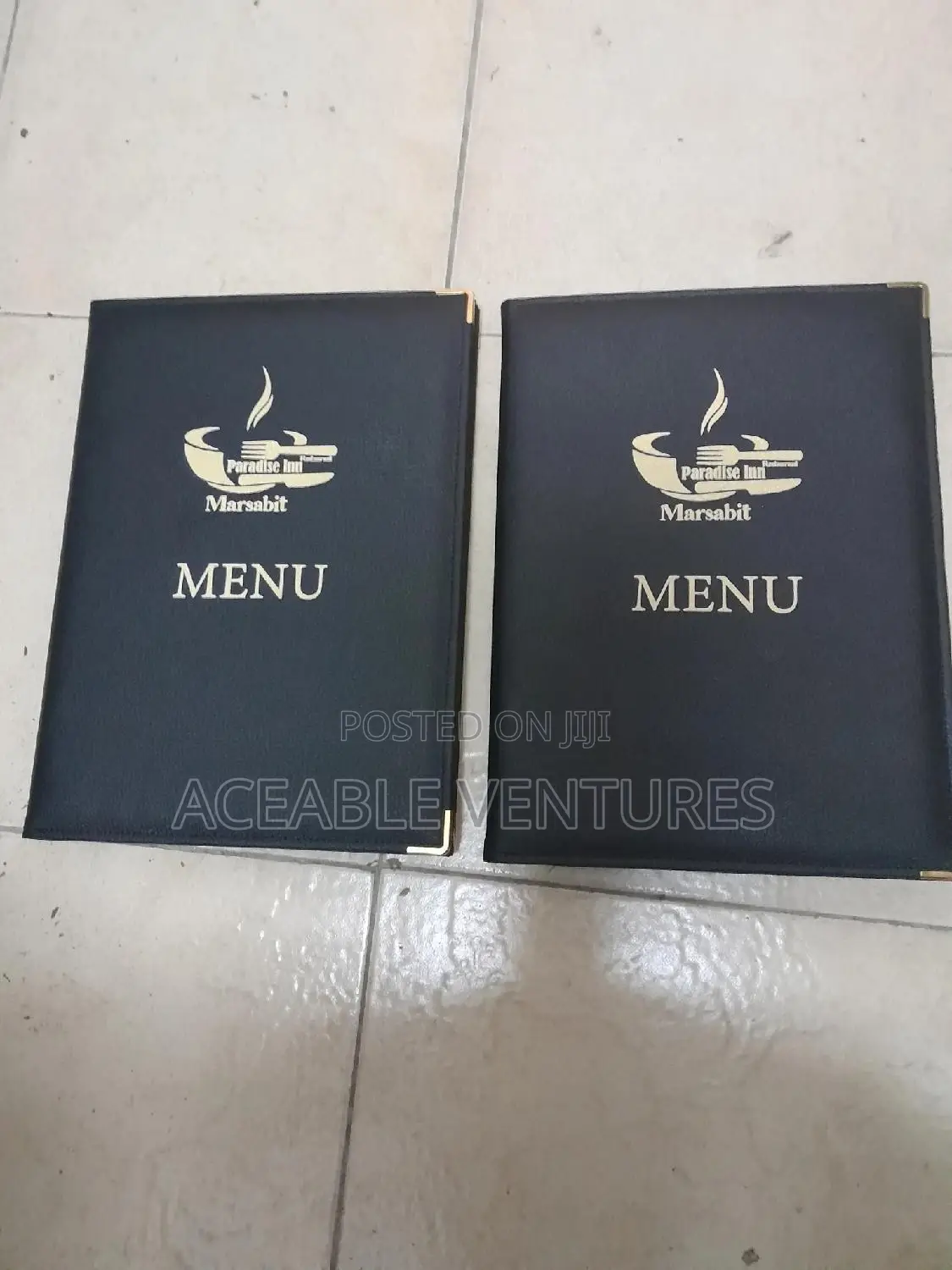 Branded A4 Menus