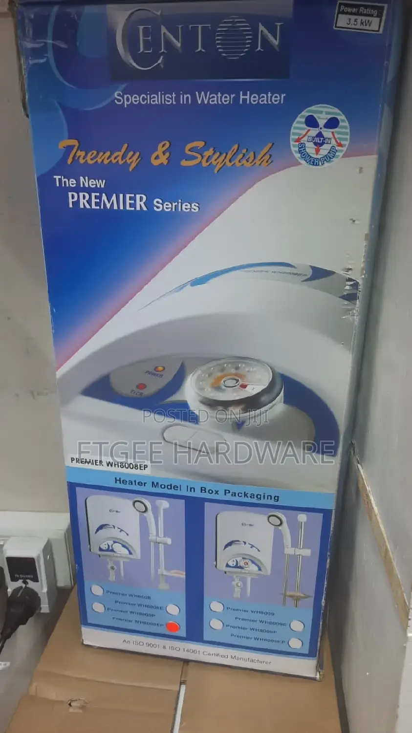 Centon Shower Mixer / Instant Shower With Pump
