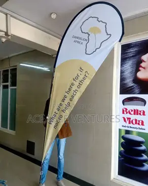 Teardrop Flag Printing