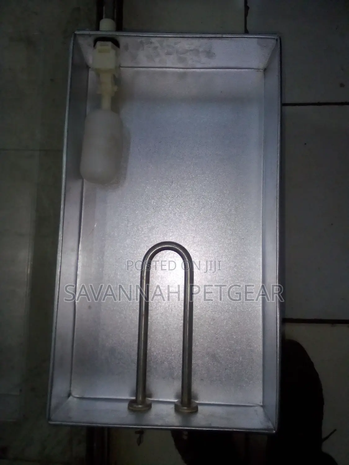 Incubator Humidity Tray Set (Heater and Floating Ball Valve)