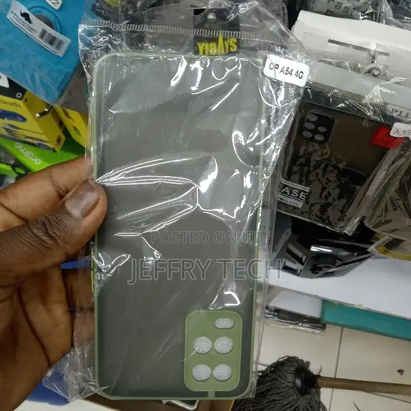 Back Cover for Smoke Oppo A54 Clear Back Shockproof Soft TPU