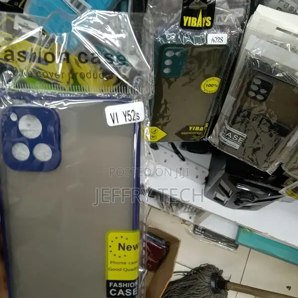 Back Cover for OPPO A52 Full Camera Protection Smoke Matte F