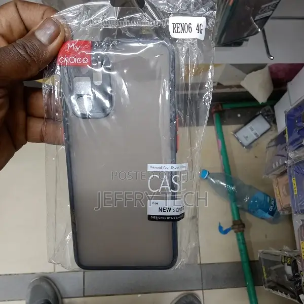 Smoke Style Back Cover for - Oppo Reno 6 Pro. 5G (Black, Fl