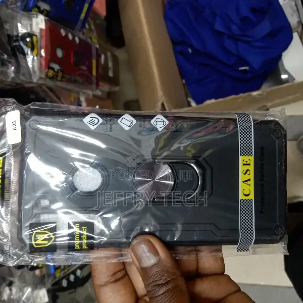 Samsung Galaxy A21 Case, Ring Kickstand Cover