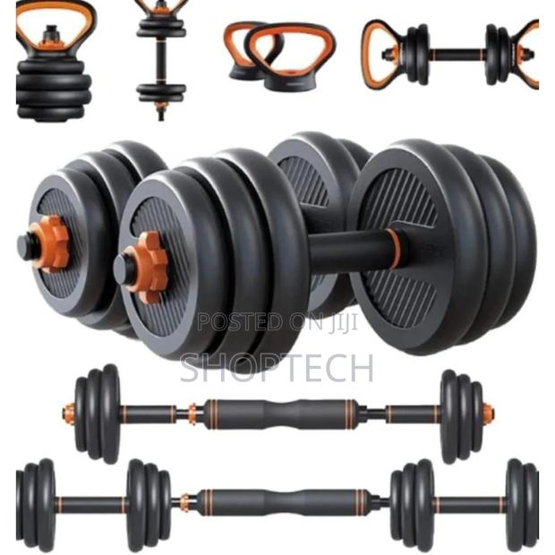 30kgs Dumbell With Barbell and Kettlebell.