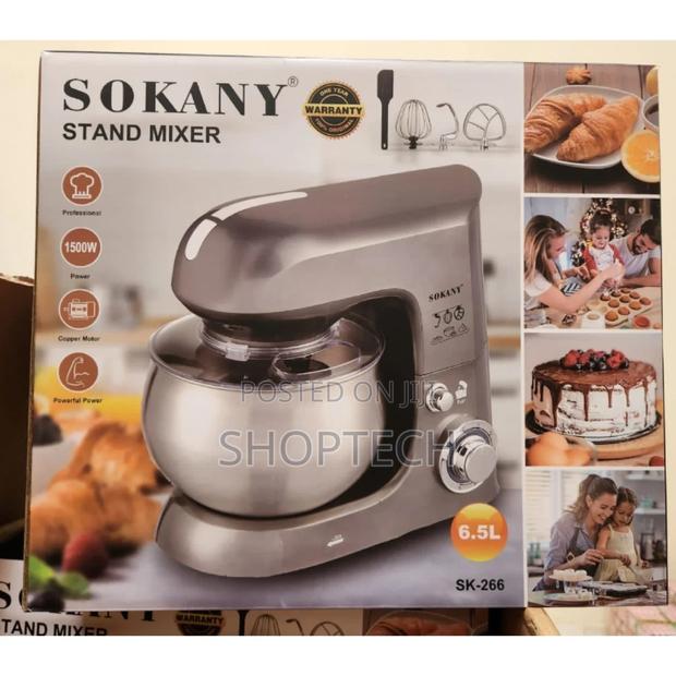 6.5 Litres Sokany Stand Mixer.