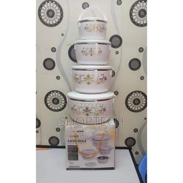 Set of 4 White Casserole - main view