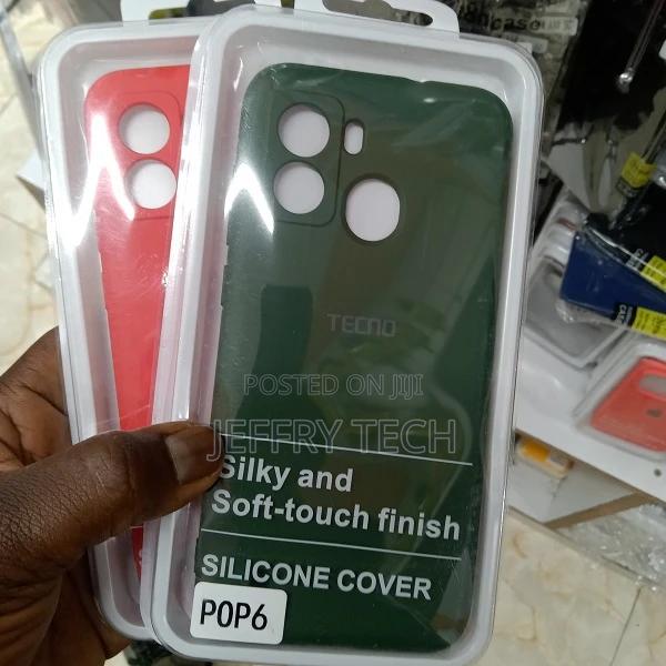 Black Silicon Case for Tecno Pop 6 - thumbnail 2