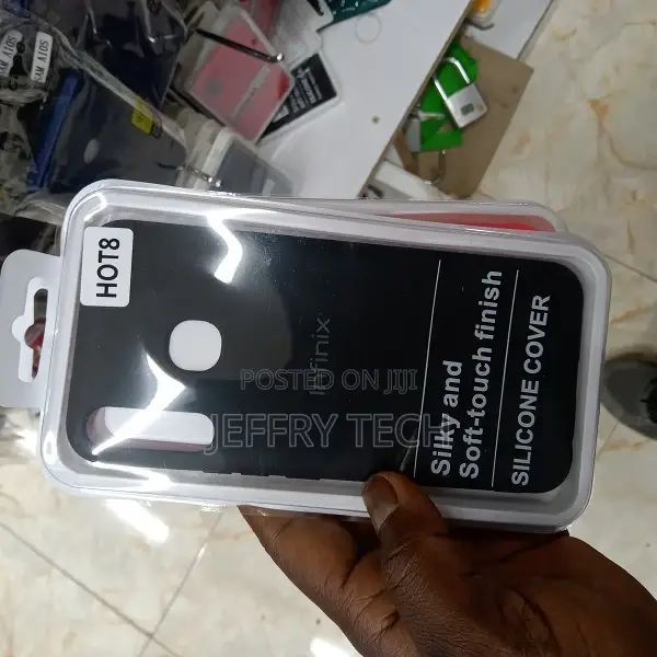 Infinix Hot8 Case Full Protection Soft Liquid Silicone Cove
