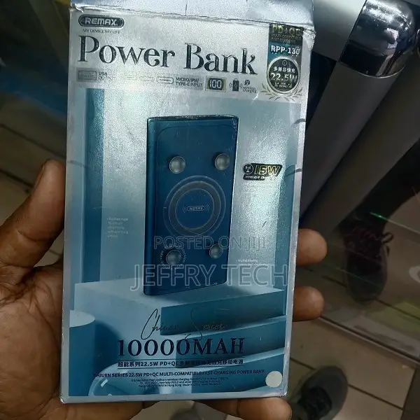 Remax Fast Charging Wireless Powerbank RPP-203 10000 Mah