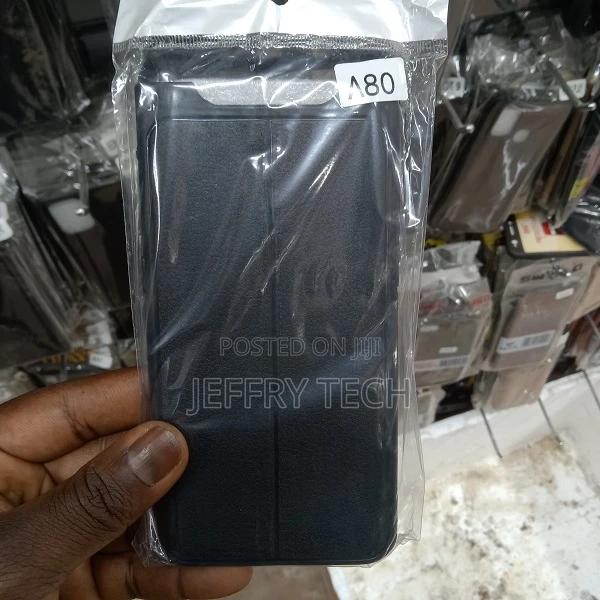 Auto Focus Back Cover for Samsung Galaxy A80 and A90 - Black - main view