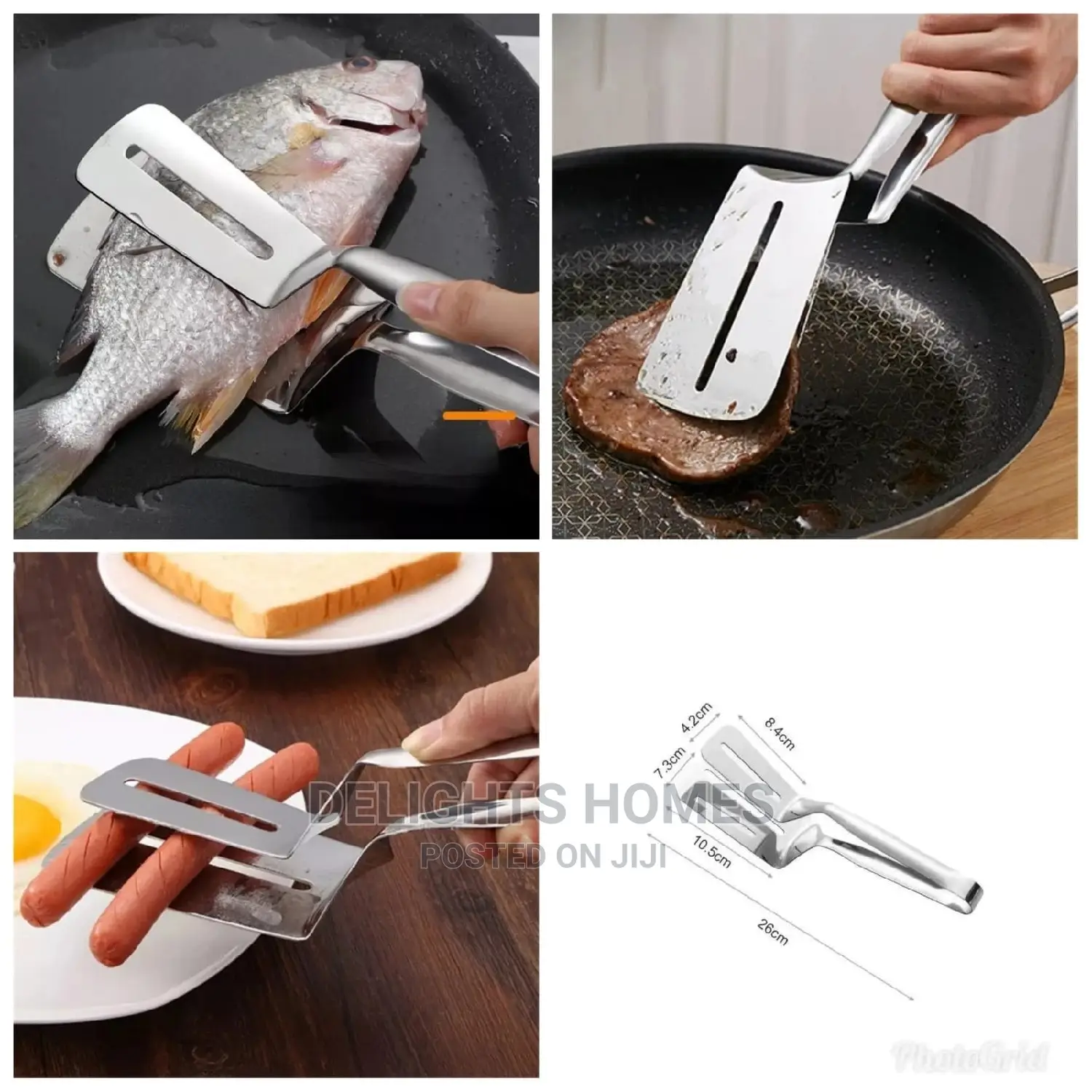 Metallic Food Tongs