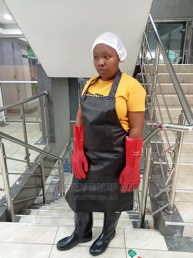 Black PVC Apron - thumbnail 2