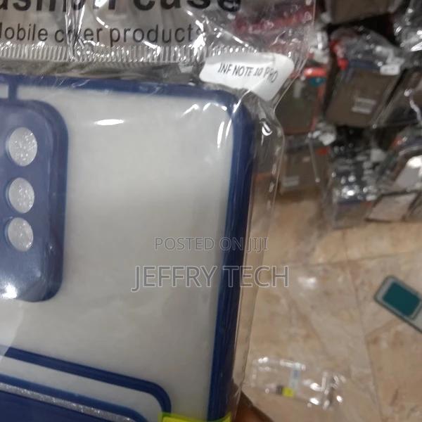 Back Cover for Infinix Note 10 Pro (Blue) - thumbnail 3