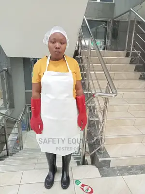 White Pvc Aprons Available