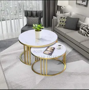 White Nesting Tables
