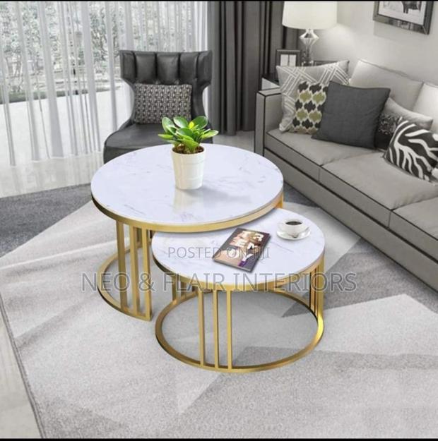 White Nesting Tables