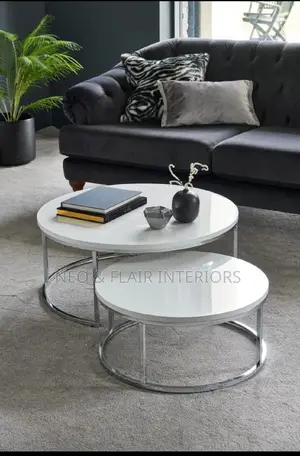 White Nesting Tables
