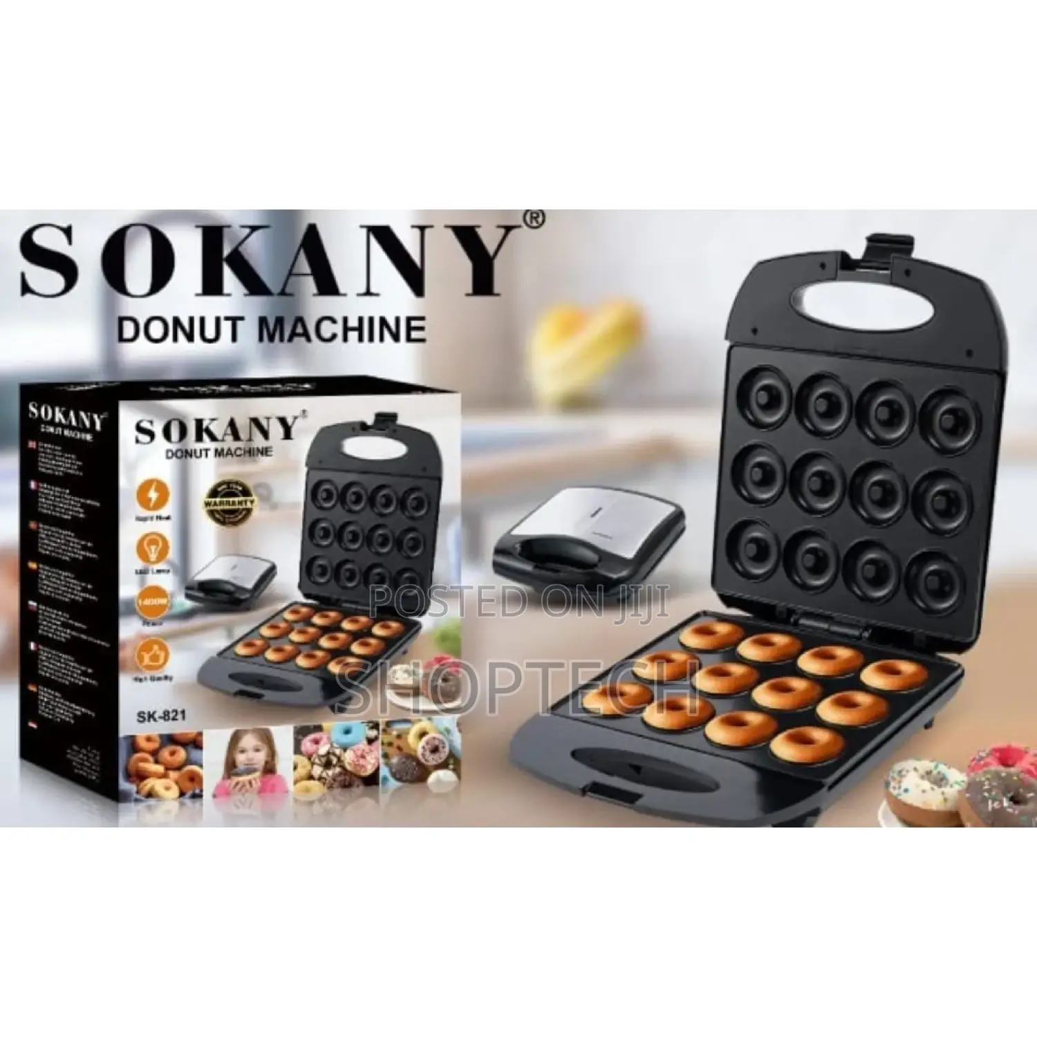 Sokany Donut Maker 12 Slots