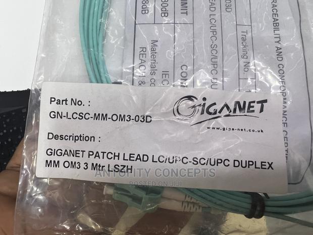 GIGANET Duplex Patchcord LC-SC Multimode 3 Metre - thumbnail 2