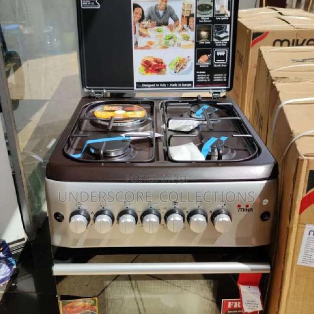 *Mika 60 by 60* Push Button Auto-Ignition3 Gas Burners - main view