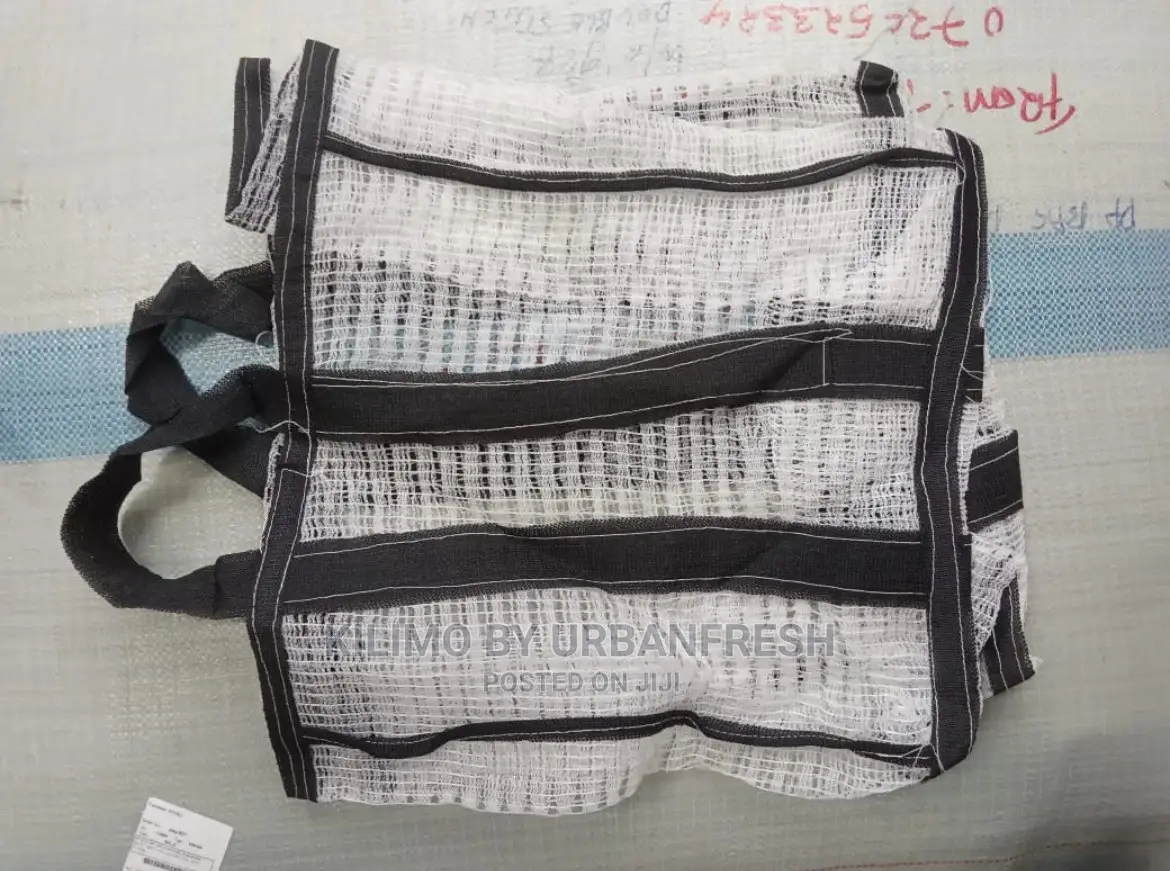 Tea Harvesting Bag KTDA White Black Belt .