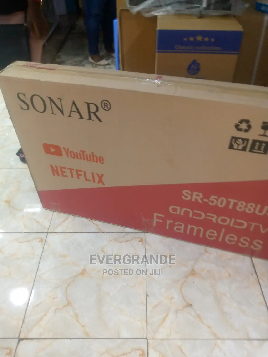 50 Inches Smart Android Sonar TV Available.