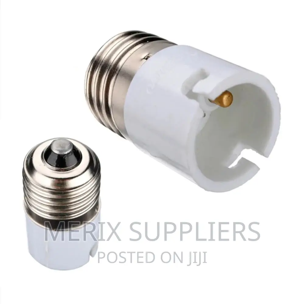 SCREW To PIN Bulb Holder Lamp Holder Adapter | E27 To B22