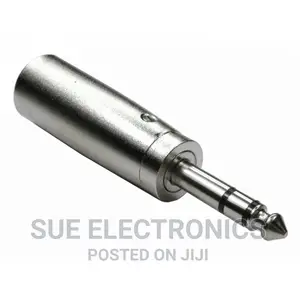 Male 6.35mm Stereo to XLR Male Adapter