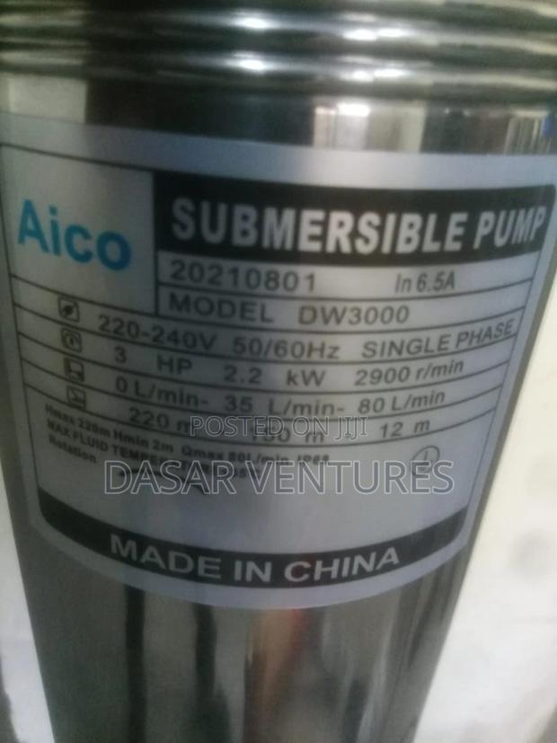 Submersible Pump 220m Head Lift