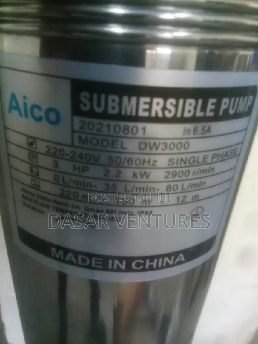 Submersible Pump 220m Head Lift