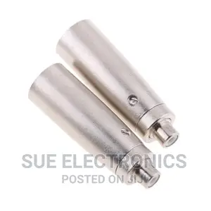 Metalic Rca Female to XLR Male