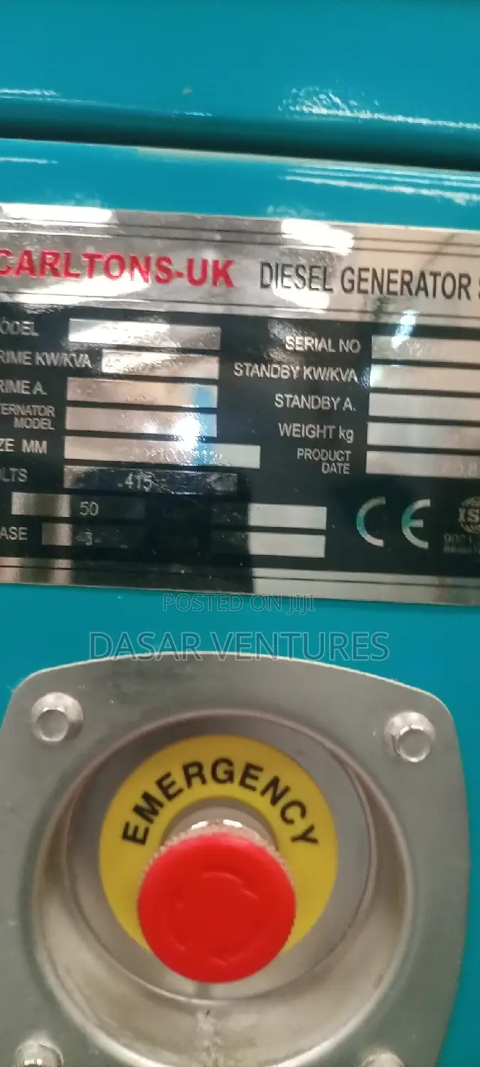 Caltons Generator 100kva