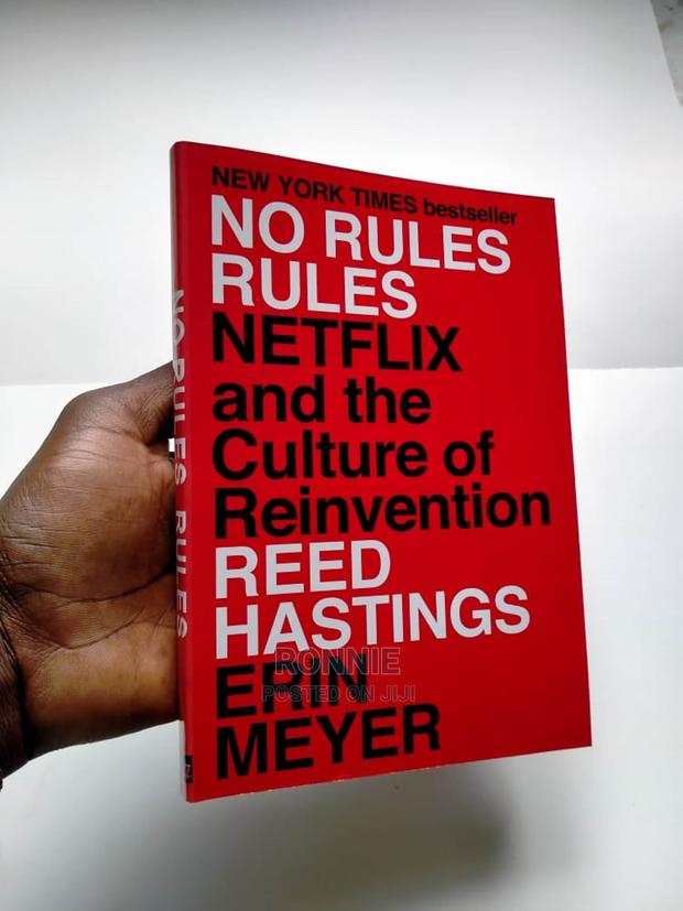 No Rules Rules Book by Reed Hastings and Erin Meyer