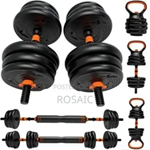 6 in 1 20kgs Barbell Adjustable Kettle Bell