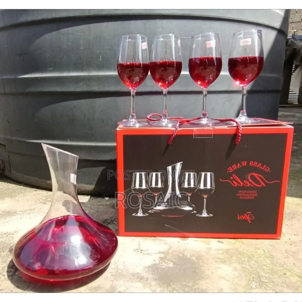 *5pcs Red Wine Decanter Set Available