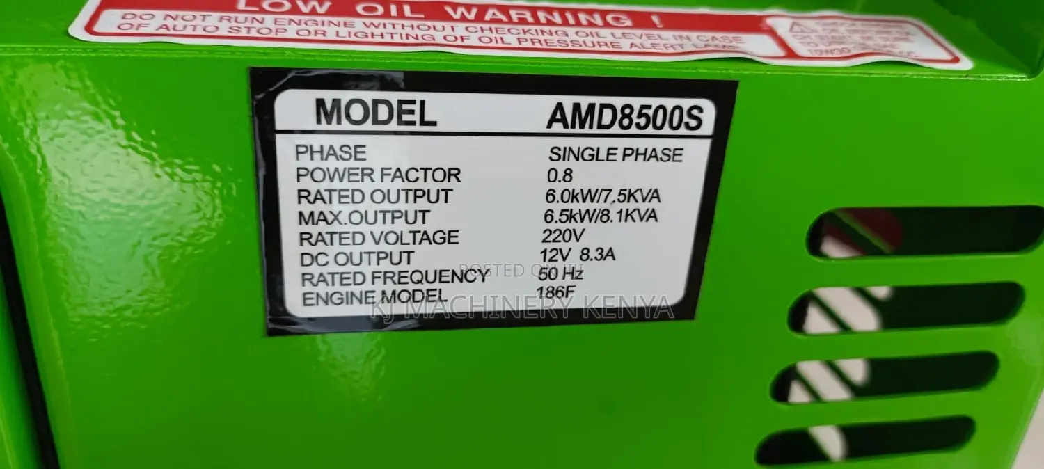 8kva Silent Power Generator - Astramilano Brand on OFFER!!