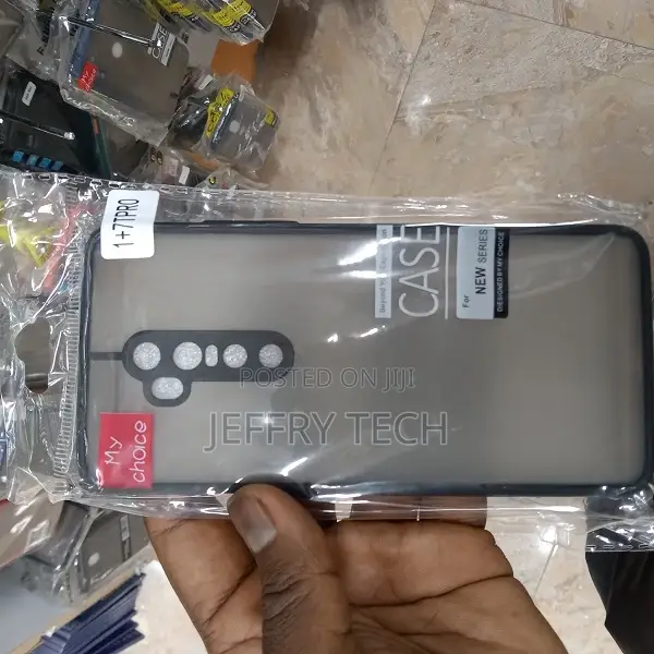 Back Cover for Oneplus 7T Pro (Blue, Shock Proof,