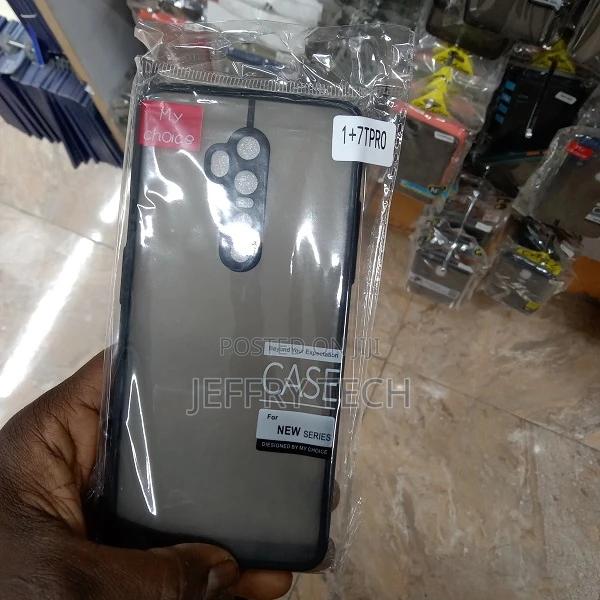 Back Cover for Oneplus 7T Pro (Blue, Shock Proof, - thumbnail 2