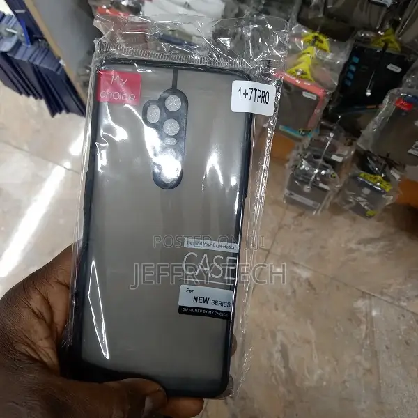 Back Cover for Oneplus 7T Pro (Blue, Shock Proof,