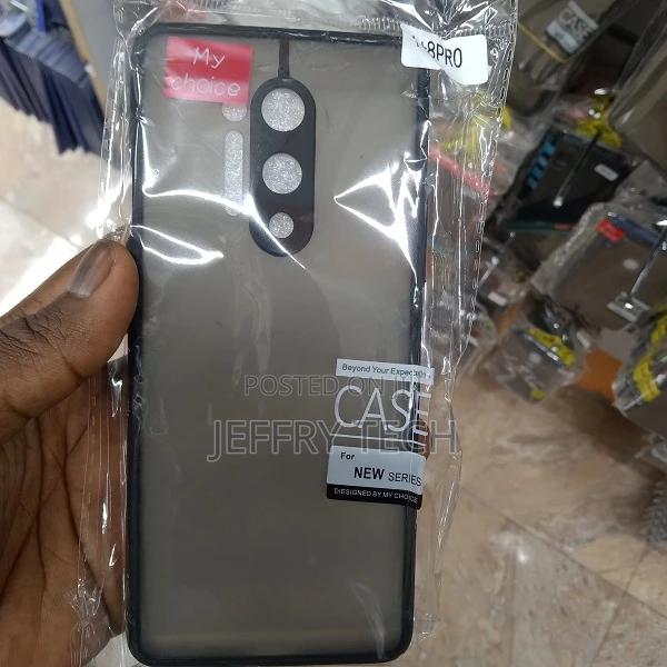 Back Cover for Oneplus 8 Pro Smoke Case (Black, Hard Case)