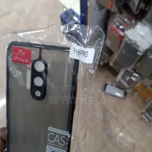Back Cover for Oneplus 8 Pro Smoke Case (Black, Hard Case)