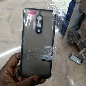Back Cover for Oneplus 8 Pro Smoke Case (Black, Hard Case)